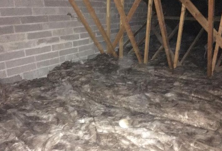 recent work carried out by our team - image is of loft insulation stockport